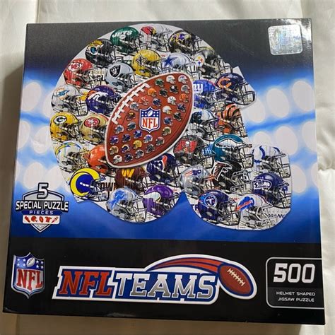 NFL Games Nfl Helmet Shape Jigsaw Puzzle Poshmark