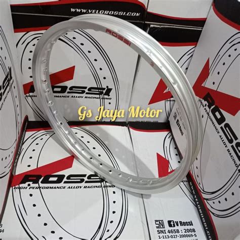 Velg Rossi Jari Jari Ring Ukuran X Hole Warna Silver Pcs