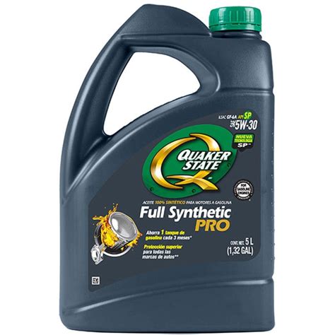 Aceite De Motor Sintetico Multigrado Quaker State W Cuartos