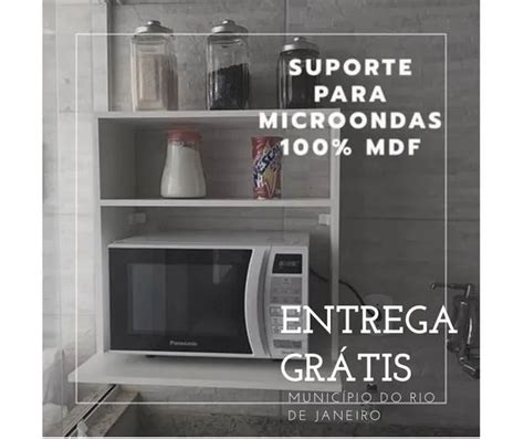 Nicho Suporte Microondas Mdf No Brasil