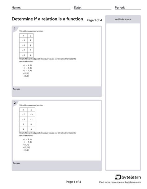 Comparing Functions Guided Notes | High school math lesson plans ...