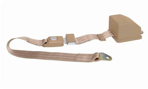 2 Point Retractable Tan Lap Seat Belt 1 Belt X2 Industries