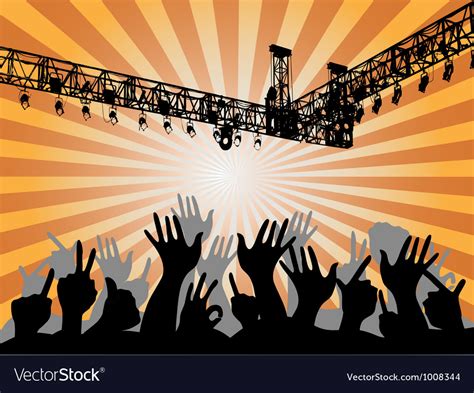 Concert Background Royalty Free Vector Image Vectorstock