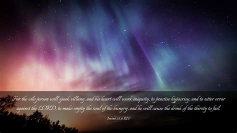 Isaiah 32 6 KJV Desktop Wallpaper For The Vile Person Will Speak