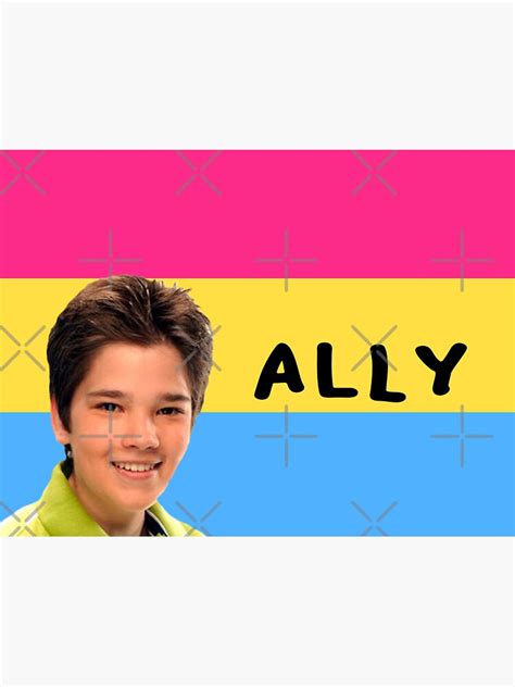 Pansexual Ally Bumber Sticker Sticker For Sale By Pandastickers Redbubble