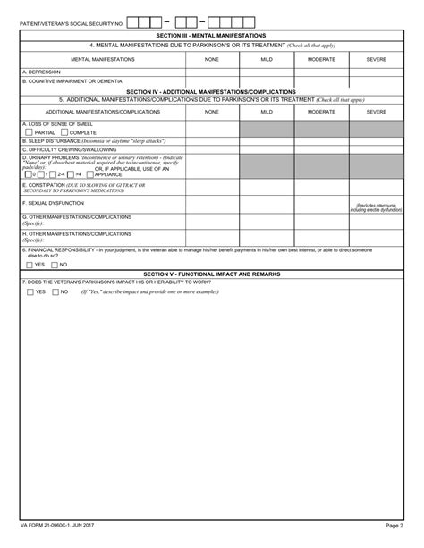 Va Form 21 0960c 1 Fill Out Sign Online And Download Fillable Pdf Templateroller