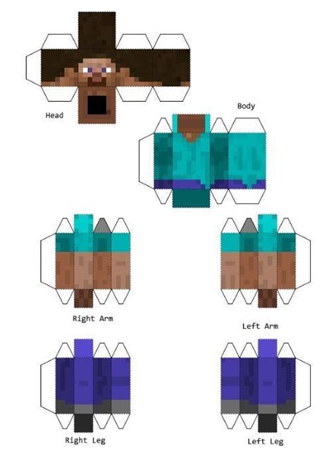 Minecraft Steve Head Template Minecraft Costumes Minecraft Steve