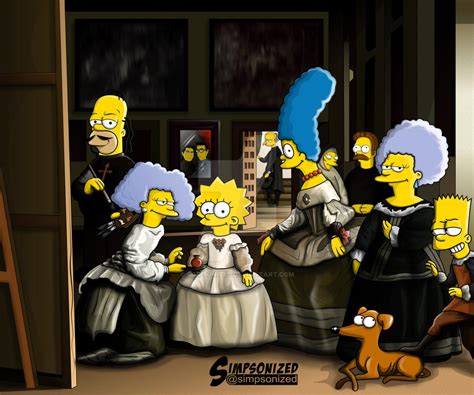 Las Meninas De Homero By Simpsonized On Deviantart