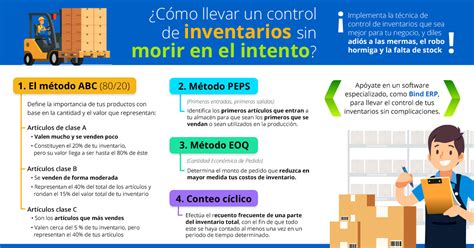 Técnicas y métodos para el control de inventarios 2022