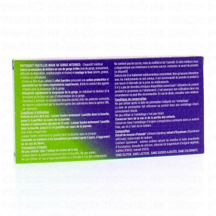 UPSA Phytovex Maux De Gorge Intense X20 Pastilles Pharmacie Prado Mermoz