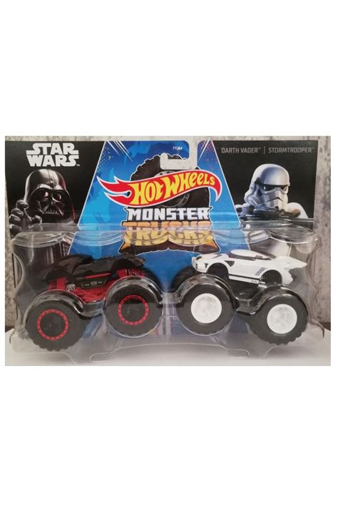 Hot Wheels Monster Trucks Star Wars Darth Vader Ve Stormtrooper Ikili Koleksiyonluk Model