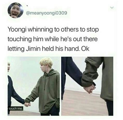 Pin By KookieLuver101 On Bangtan Yoonmin Bts Funny Bts Memes