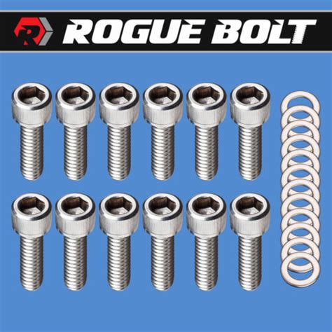 Sbf Valve Cover Bolts Stainless Steel Kit Small Block Ford 260 289 302 351w 50l Ebay