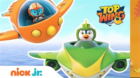 Who Will Win The Top Wing Relay Race Swift Penny Brody And Rod Vs Baddy Top Wing Nick Jr