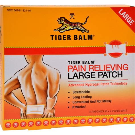 Tiger Balm Patch Large 4 Each