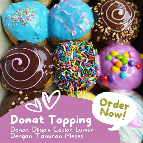 jual donat topping donat ucapan moerti donat shopee indonesia