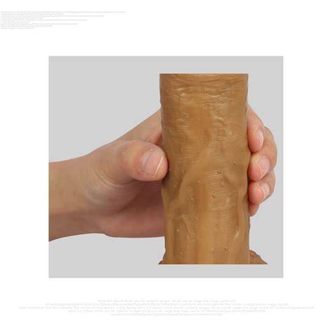 Dildo Realista Doble Densidad Silic N L Quido Miembro Natural Cms