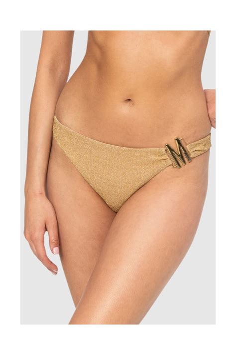 MOSCHINO Złoty dół od bikini