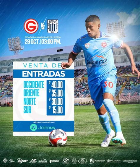 Alianza Lima Vs Deportivo Garcilaso ¿donde Comprar Entradas Y Cuánto