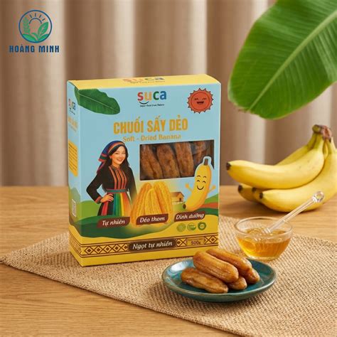 Chuối sấy dẻo | Nông sản Hoàng Minh Gia Lai