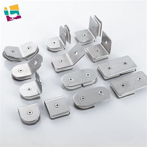 Glass Partition Fixing Clip Stainless Steel Fish Mouth Glass Clip