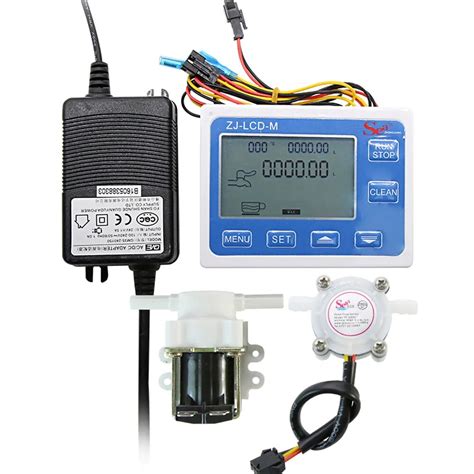 Zj Lcd M Lcd Medidor De Fluxo Digital Sensor Quantitativo