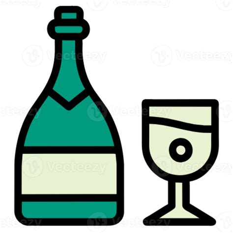 AI Generated Champagne Bottle Party 35063934 PNG