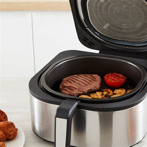 Tower T17086 Black 5 6l 5 In 1 Air Fryer And Smokeless Grill 1760w Wilko