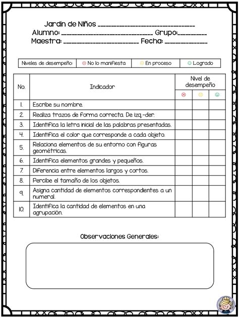 Evaluacion Diagnostica De Preescolar 2019 2020 Instrumentos De Porn