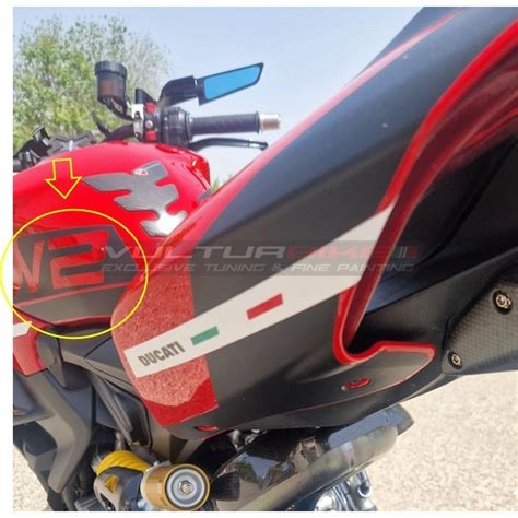 Kit dautocollants pour réservoir Ducati Streetfighter V2