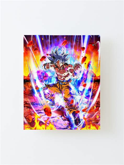 Goku Ultra Instinct DBS Mounted Print For Sale By DrWolfstark