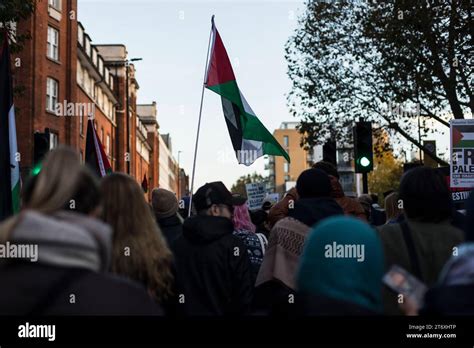 Londres Reino Unido De Noviembre De Marcha Nacional Por