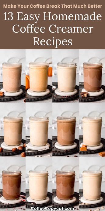 Homemade Coffee Creamer 13 Flavors Artofit