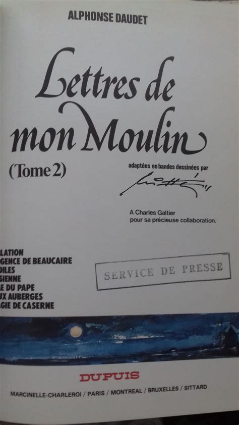 Lettres De Mon Moulin Tome Meilleurs R Cits De Spirou By Alphonse De