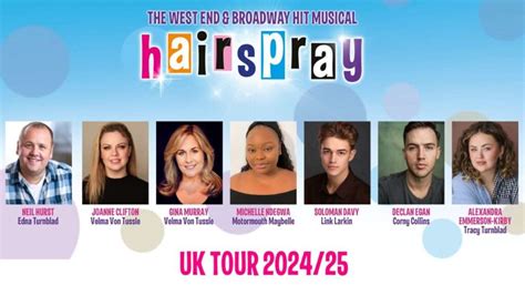 Hairspray Uk And Ireland Tour Casting Announced For 2024 And 2025 West