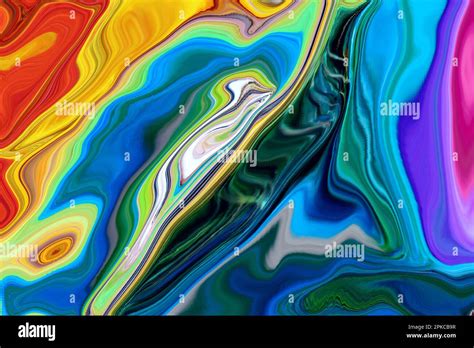 Fluid Marble Texture Illustration Liquid Marble Art Flows And Splashes