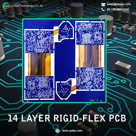 14 Layer Rigid Flex Pcb Flex Layers Capel