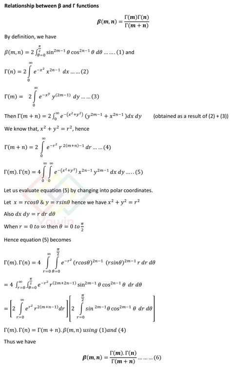 Beta And Gamma Functions Yawin