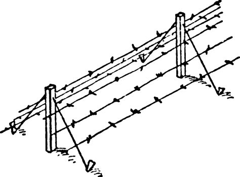 Wire fence, vintage illustration 13608080 Vector Art at Vecteezy