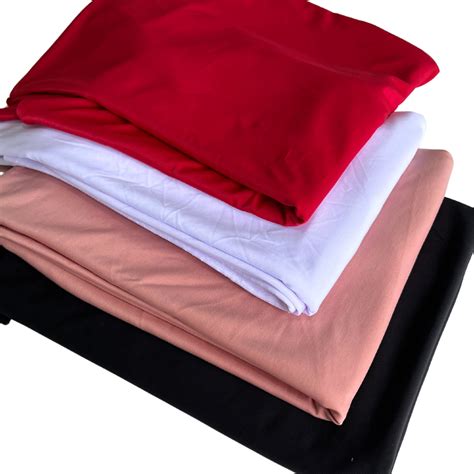 Kit Metros Liganete Cores Lisas Tecido Malha Fria Para Linha Noite Roupa Pijama Lingerie