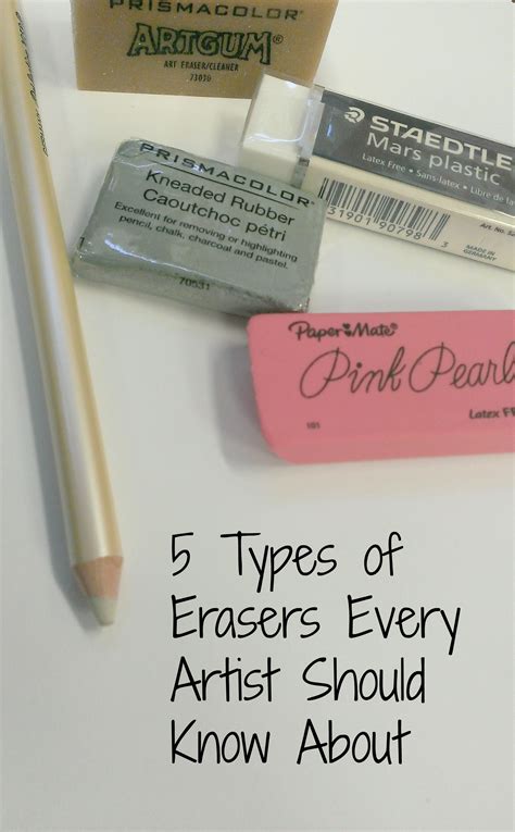 Types Of Erasers Atelier Yuwaciaojp