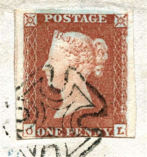 John Kinnard Stamps SG 8ta 1d Red Plate 24 Superb Belfast Distinctive