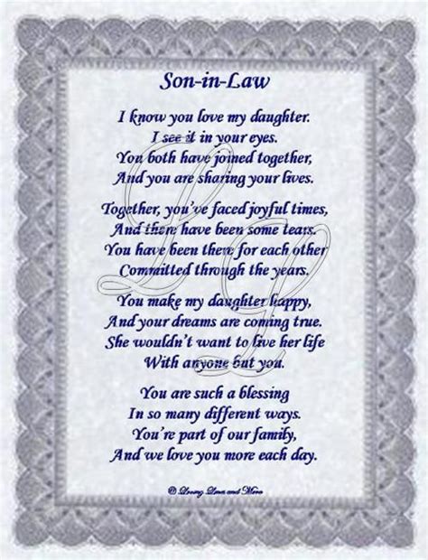 Son In Law 500×655 Card Verses Pinterest