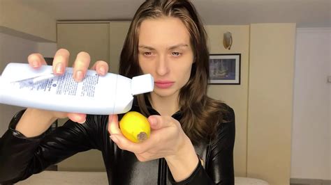 Latex Fetish Tease Crushing Oiled Banana POV HD Porn XHamster