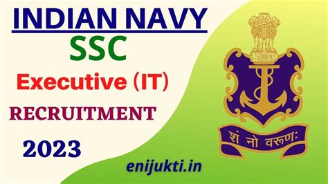 Indian Navy Ssc Executive It Recruitment Notification Enijukti In