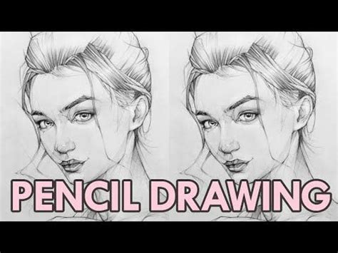 The Video Process Of Drawing With Pencil Https Youtu Be