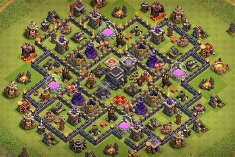 Anti Everything Unbeatable Town Hall 9 Base Schac