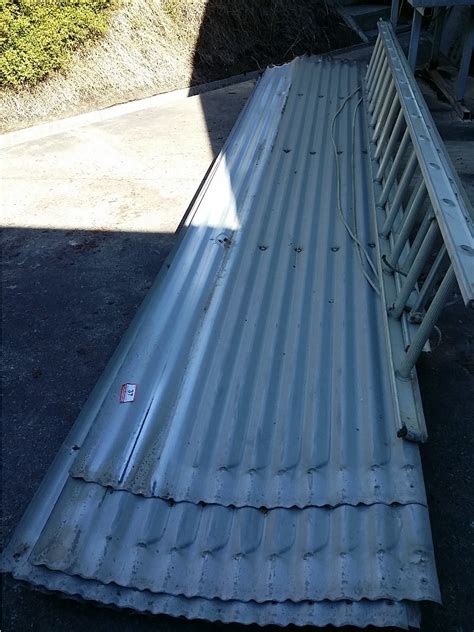 Quantity Of Used Corrugated Iron Sheets 4900 Mm Long Approx 9 Sheets Located At Uraidla Sa