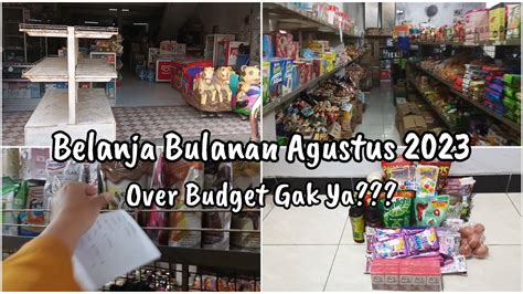 Grocery Shopping Belanja Bulanan Agustus Lanjut Menata Ke