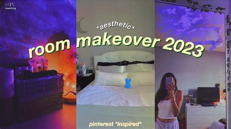 Room Makeover Tour 2023 💗 Aesthetic Tiktok Pinterest Inspired Youtube